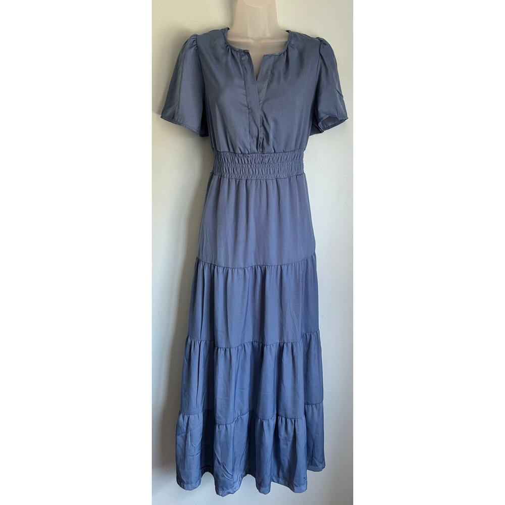 Love By Design Blue Long Dress Medium